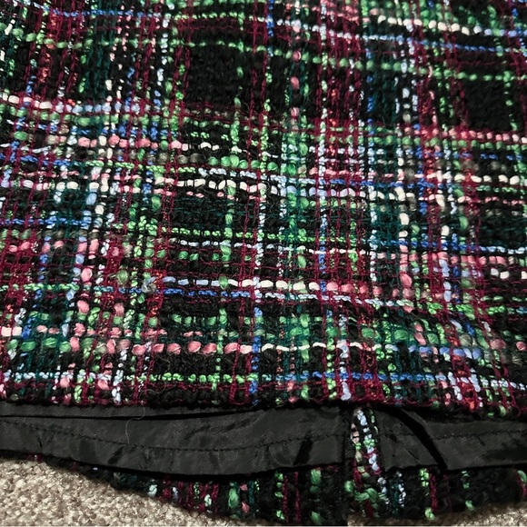 Talbots Multicolor Tweed Pencil Mini Skirt Womens Plus Size 16 Preppy Career Y2K - Picture 7 of 16